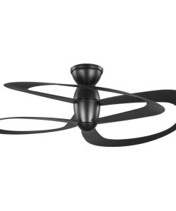 Willacy 3-Blade Black 52" DC Motor Contemporary Ceiling Fan