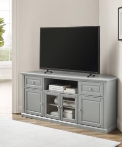 60" Corner Tv Stand Gray