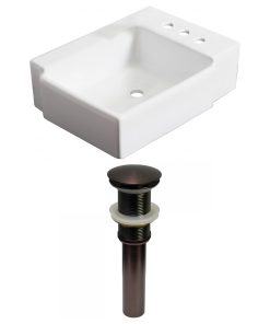 16.25-in. W Bathroom Vessel Sink Set RPBK-31184