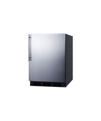 24"W Counter Height Refrigerator, Freezer CT663BKSSHV