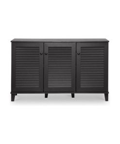 Warren Espresso Shoe Storage Cabinet