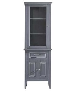 24" Linen Cabinet in Grey