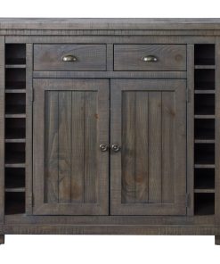 Willow Server, Distressed Dark Gray