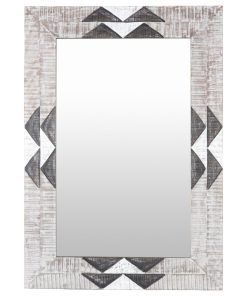 Traditional BHS-0072583 Blue Rectangle Floor Mirror