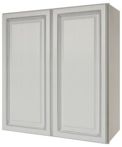 Sunny Wood RLW3336-A Riley 33"W x 36"H Double Door Wall Cabinet - White