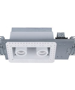 WAC Lighting MT-4215L-9 Silo Multiples 2 Light 12"W LED Square - White / 2700K