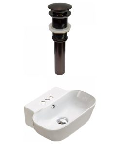16.34-in. W Bathroom Vessel Sink Set RPBK-33447