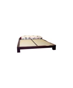 Tatami Platform Bed, Dark Walnut, Twin