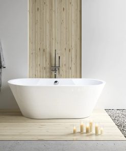 Vanity Art Freestanding Acrylic Bathtub, 31.5"x67"x23.6"