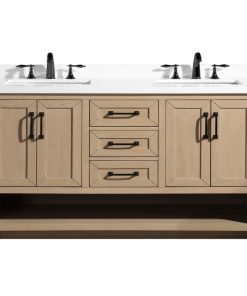 Venice 55" Bathroom Vanity, Oak Gray Finish