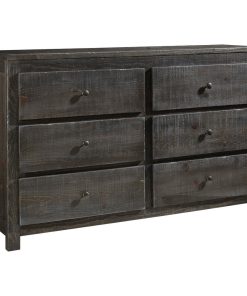 Wheaton Drawer Dresser, Charcoal, Without Mirror