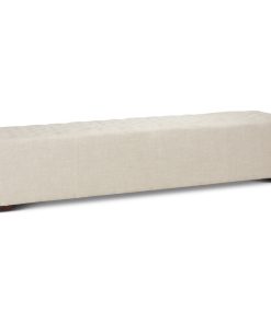 78" Upholstered Linen Bench, Linen Bench, Dining Table Bench, Entry Way Bench