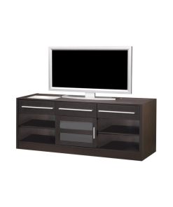Stylish TV Console with CONNECT-IT Power Drawer-RTA, Brown