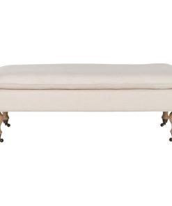 Tonya Pillowtop Bench Cream