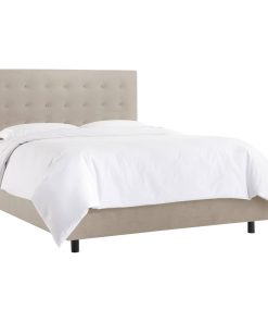 Victor California King Button Bed, Premier Platinum