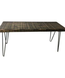Wooden Slab Bench Reclaimed Wood, 12x60x18, Natural Wood