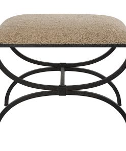 Uttermost Hacienda Small Plush Bench 23699 Latte