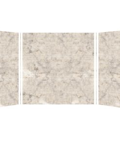 Transolid SWK603660-49 Saramar 60"x36"x60" Tub Wall Kit, Sand Creme
