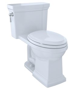Toto Promenade II Elongated 1.28 GPF Toilet With CeFiONtect, Cotton White