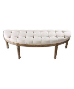 Uttermost Leggett Bench, Off White
