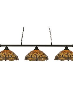 Toltec Lighting 373-MB-946 Oxford - Three Light Billiard