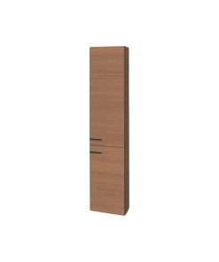 Tall 2 Door Storage Cabinet, Natural Oak