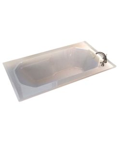 Venzi Irma 36 x 60 Rectangular Air Jetted Bathtub with Left Drain By Atlantis