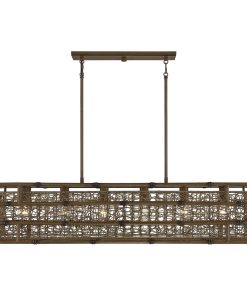 Treviso 6-Light Grapevine Linear Chandelier