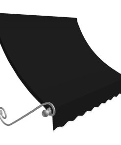 6' Charleston Window/Entry Awning, Black