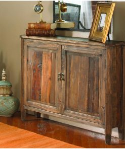 Uttermost Altair Reclaimed Wood Console Cabinet, Gray