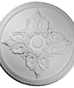 54 1/4"OD x 2 7/8"P Milton Ceiling Medallion, Rubbed Bronze