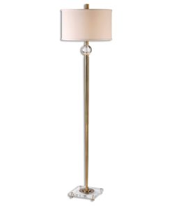 Uttermost Mesita Floor Lamp, Brass