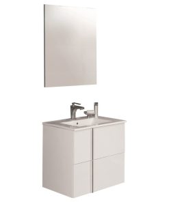 24" Onix Collection, 2 Drawer Vanity, White, 24"