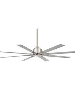 Xtreme H2o 65" Outdoor Ceiling Fan In Brushed Nickel Wet Finish