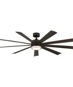 Wynd XL Indoor/Outdoor Smart Ceiling Fan, 72", Bronze, 3000K Light Kit