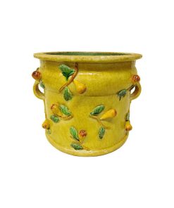 Tuscan ND Dolfi Cachepot / Large Utensil Holder With Pears