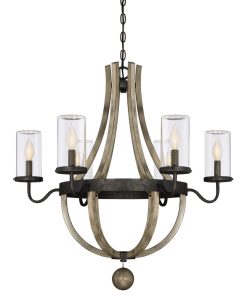 6-Light Outdoor Chandelier