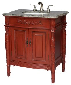32" Antique Style Single Sink Bathroom Vanity Model 2205-505 GY