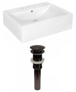 20.25-in. W Bathroom Vessel Sink Set RPBK-31596