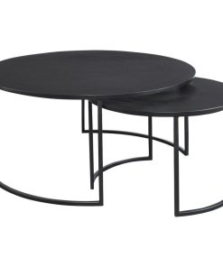 Uttermost 25109 Barnette - 35.4 Inch Modern Nesting Coffee Table (Set of 2)