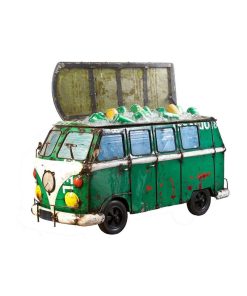 Think Outside Dark Green Kombi Handmade Metal Van Beverage Cooler