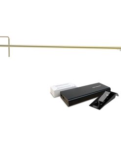 43" Tru-Slim Picture Light, Antique Brass With Rechargeable Battery
