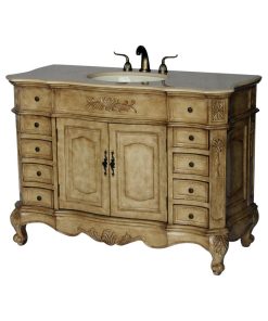 48" Antique Style Single Sink Bathroom Vanity Model 2815-485 BE