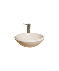 V-VR16B Creama Marfil Polished Vessel Sink