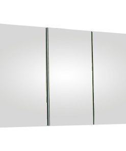 Tri-View Series Medicine Cabinet, 48"x30", Polished Edge