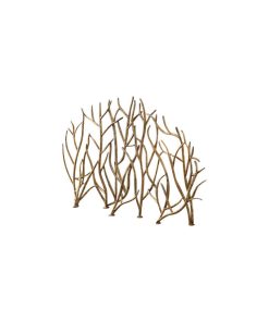 Twig Fire Screen, Gold, Large