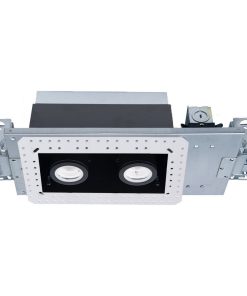 WAC Lighting MT-4210L-9 Silo Multiples 2 Light 12"W LED Square - White Black /