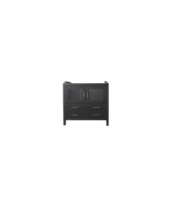 Virtu USA Dior 32" Bathroom Vanity Cabinet, Zebra Gray