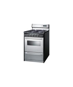 24 inch gas pro style range in stainless steel TTM63027BKSW