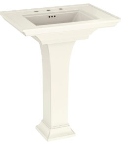 Town Square S Pedestal Sink, 8" Centers